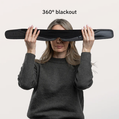 Masque de sommeil ALITE BLACKOUT® — Dormez vraiment, même assis.