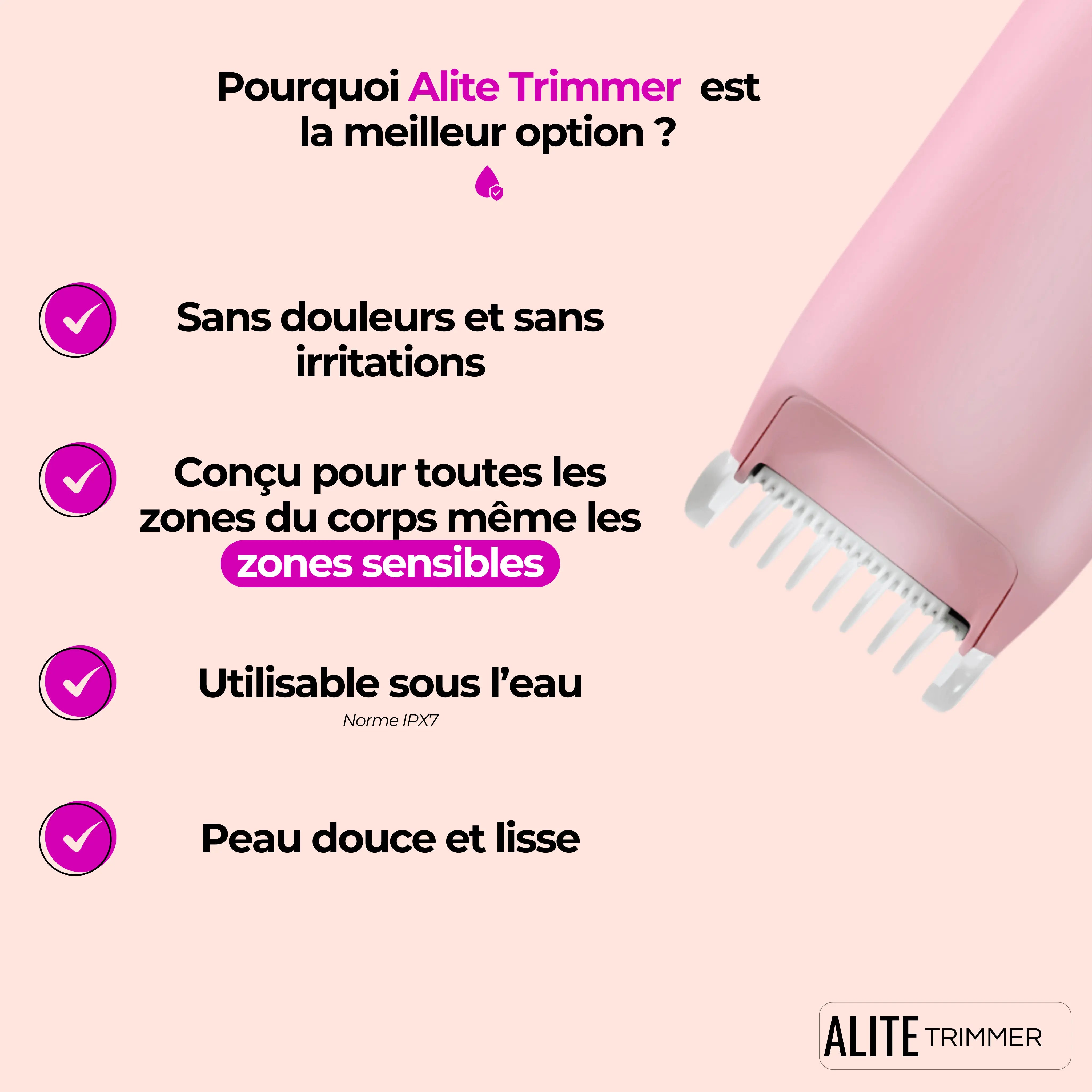 Alite Trimmer® – Tondeuse Rasoir de précision